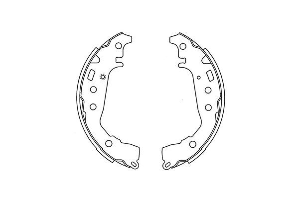 KAVO PARTS Piduriklotside komplekt BS-9945